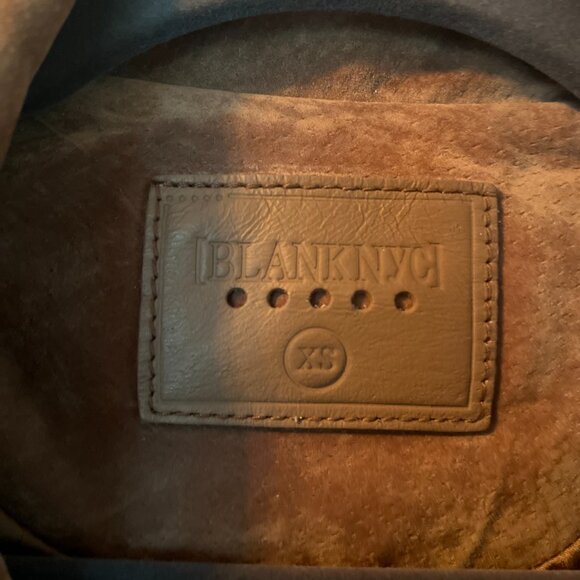 BLANK NYC Coffee Bean Suede Moto Jacket S - Picture 7 of 7